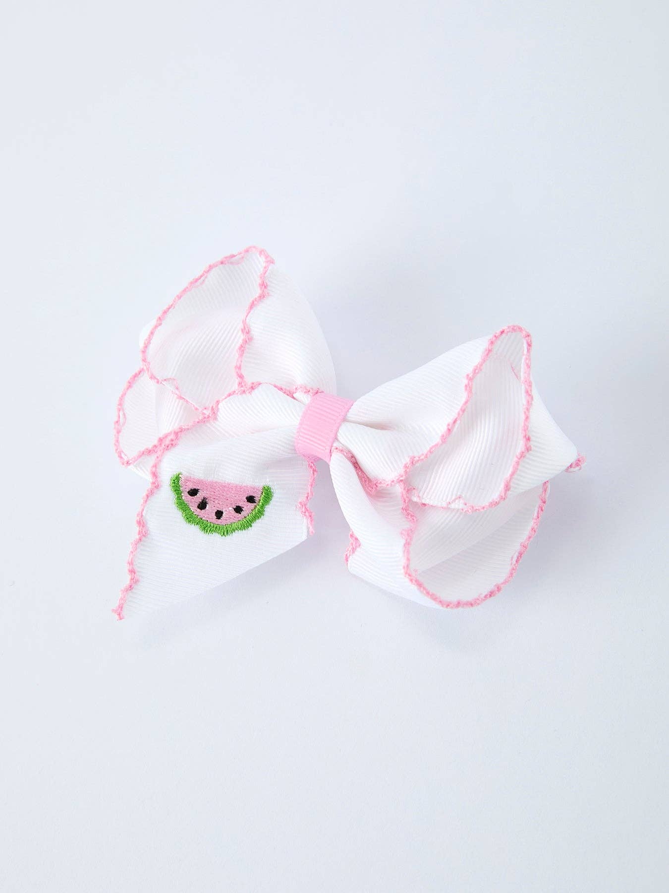 Watermelon Embroidered Girls Hairpin 4.3 Inches