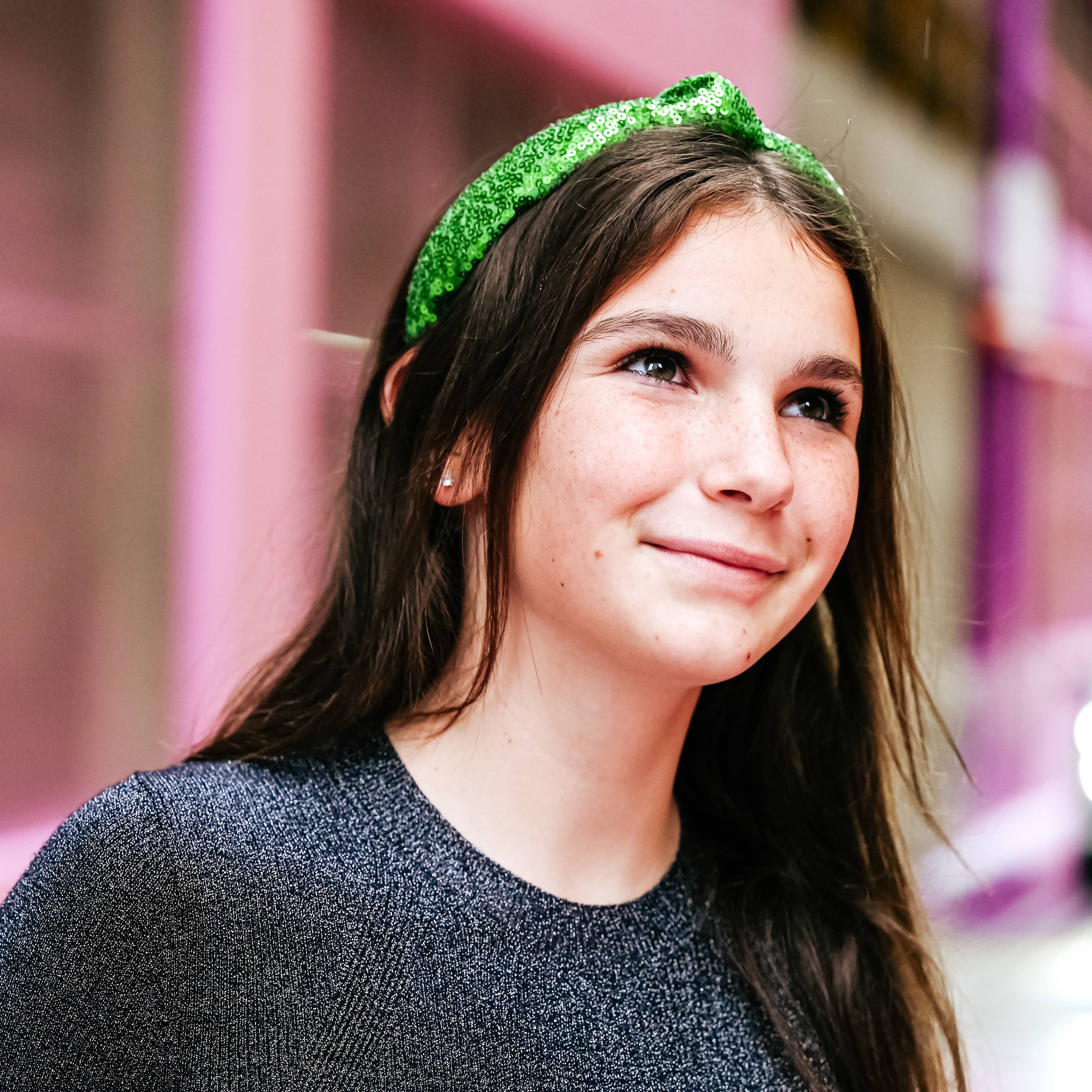 Sequin Knot Headband - Valentine's, Christmas, St. Patrick's
