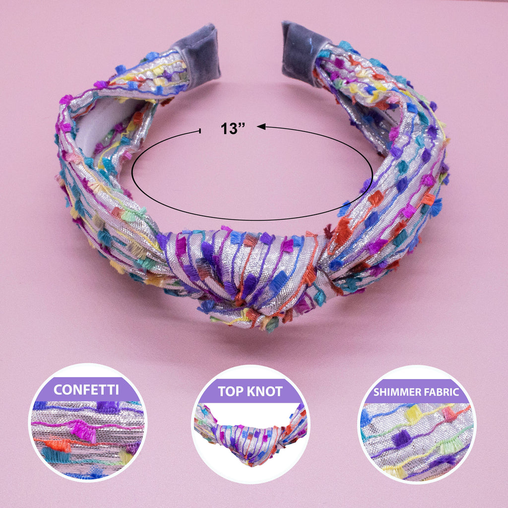 Kids Knot Headband - Confetti Hair Accessories for Girls