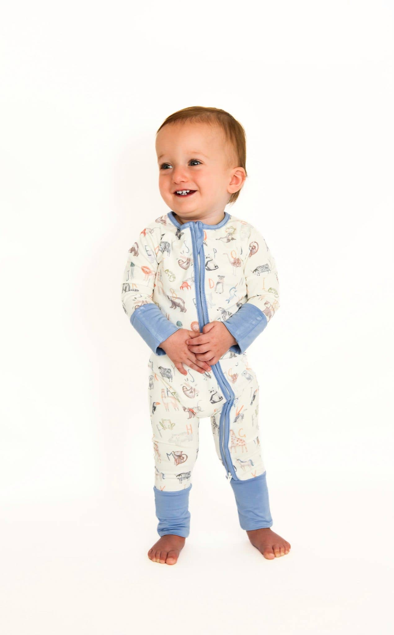 Animal Alphabet Bamboo Romper