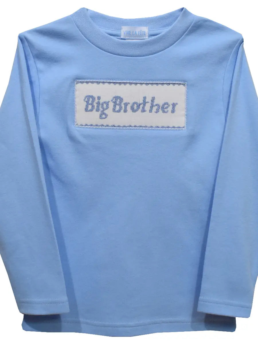 Big Brother Smocked Shirt