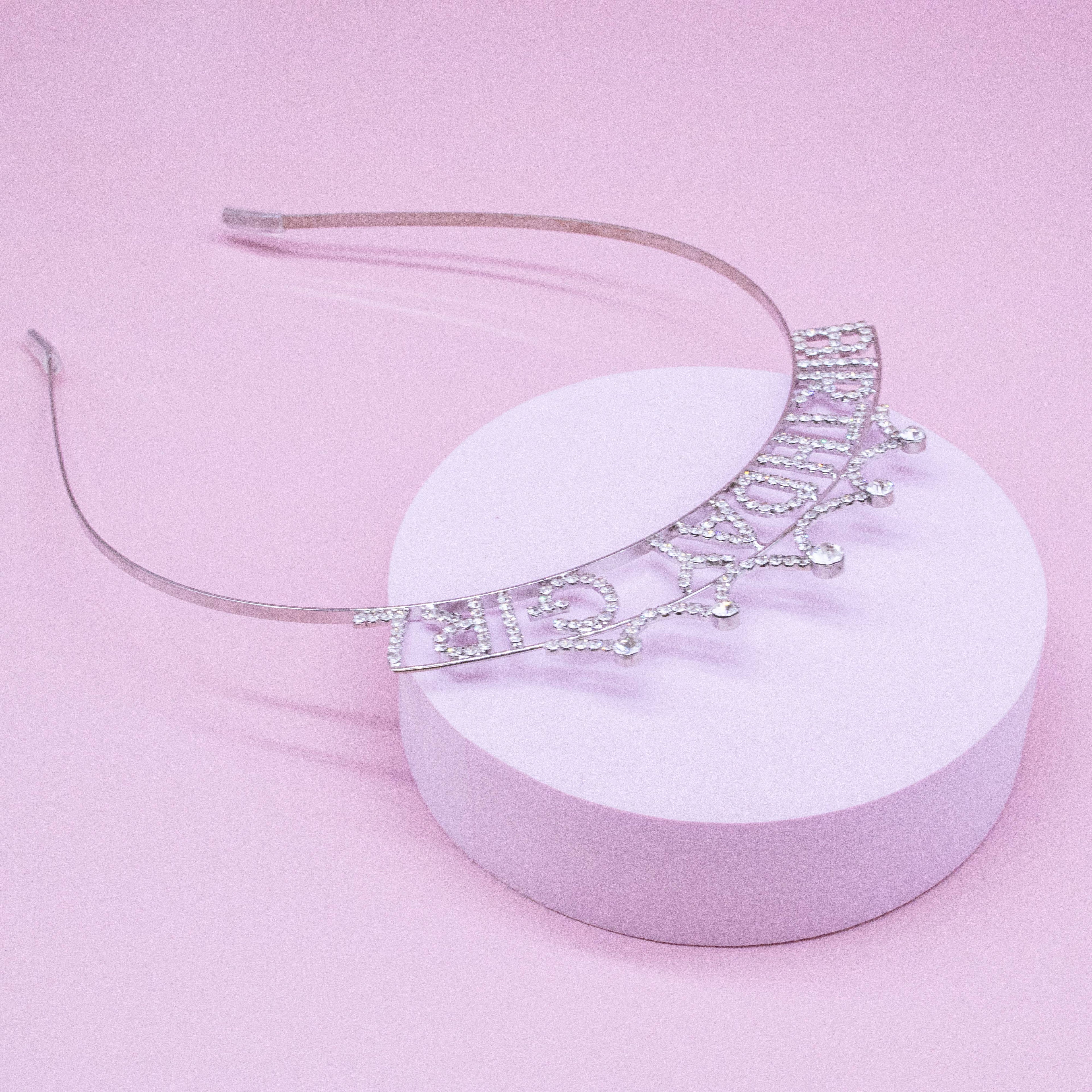 Happy Birthday Headband - Sparkle Rhinestone Crowns Tiaras