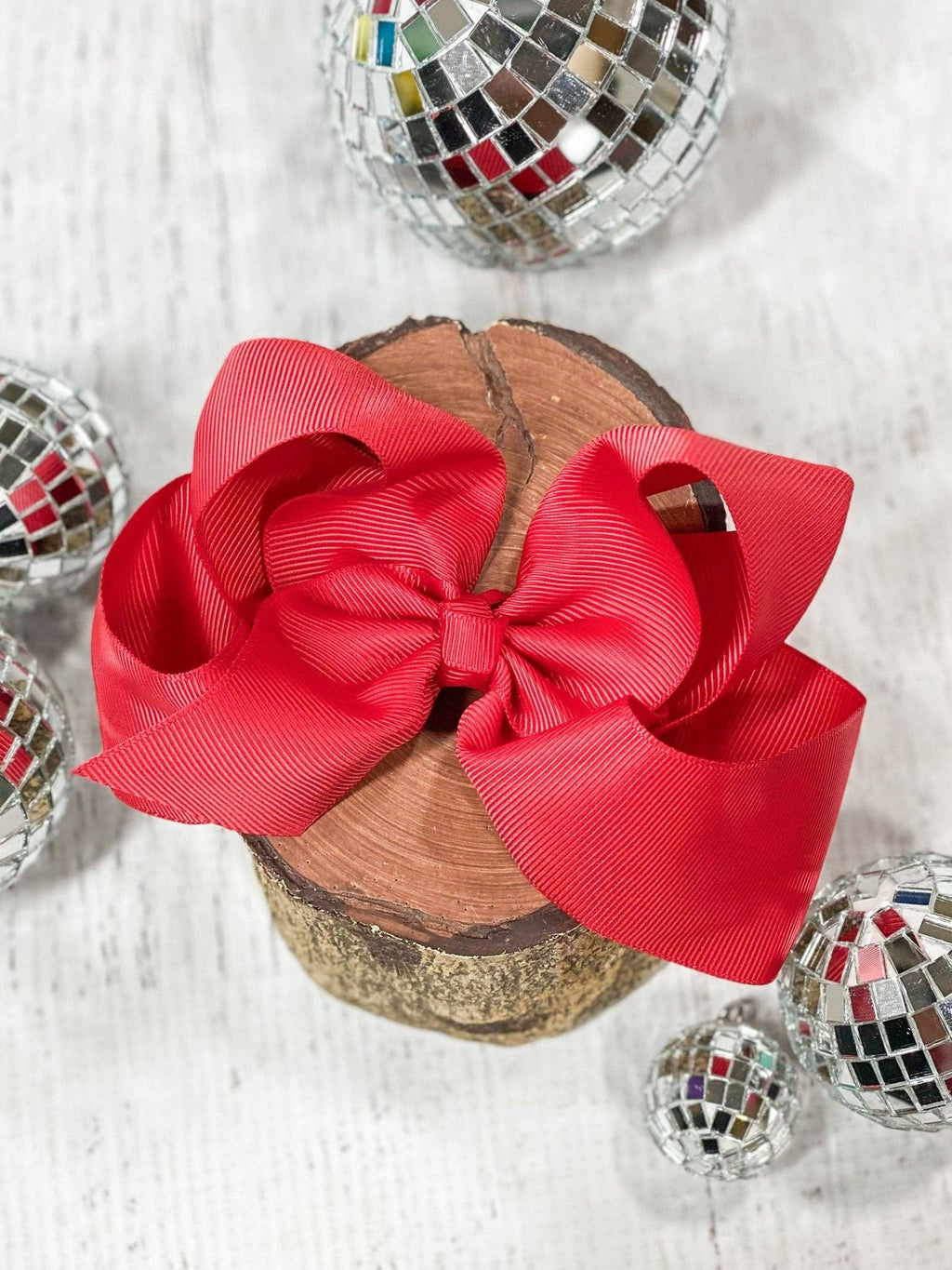 4.5" Classic Grosgrain Hair Bow | Alligator Clip, Satin Headband, or French Clip
