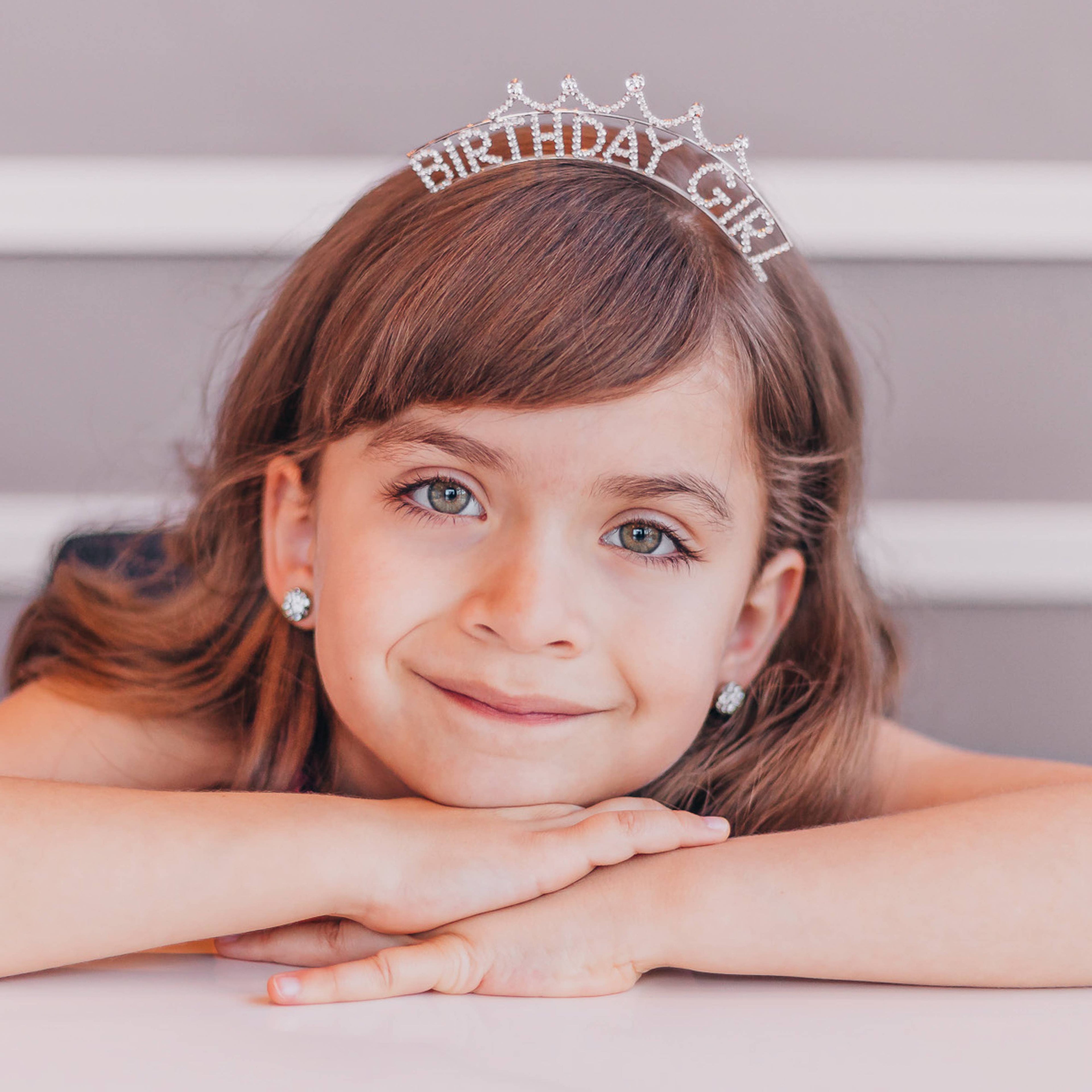 Happy Birthday Headband - Sparkle Rhinestone Crowns Tiaras