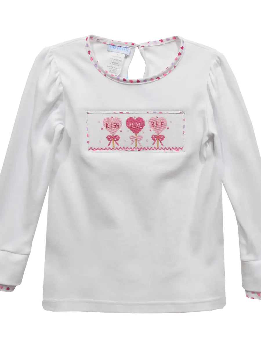 Valentines Smocked Shirt