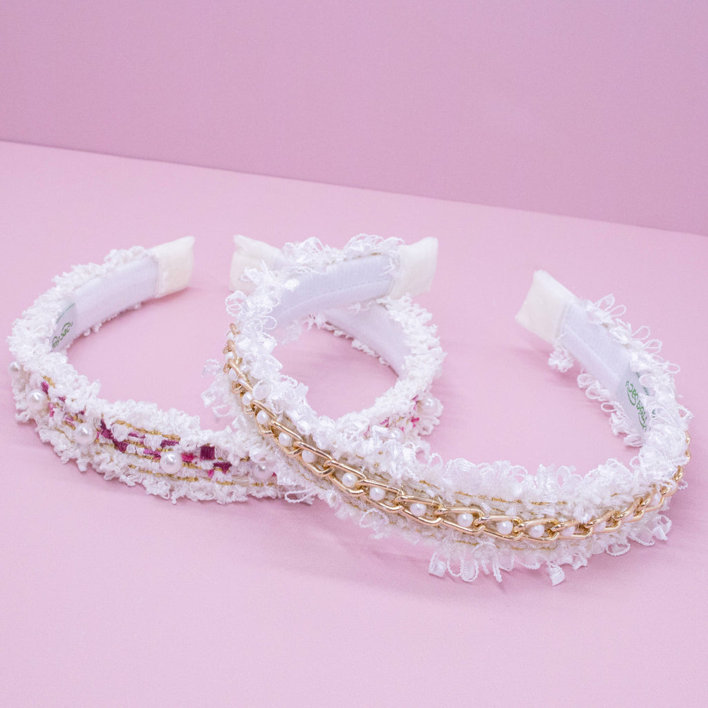 Confetti Pearl Headbands - 2 Pack