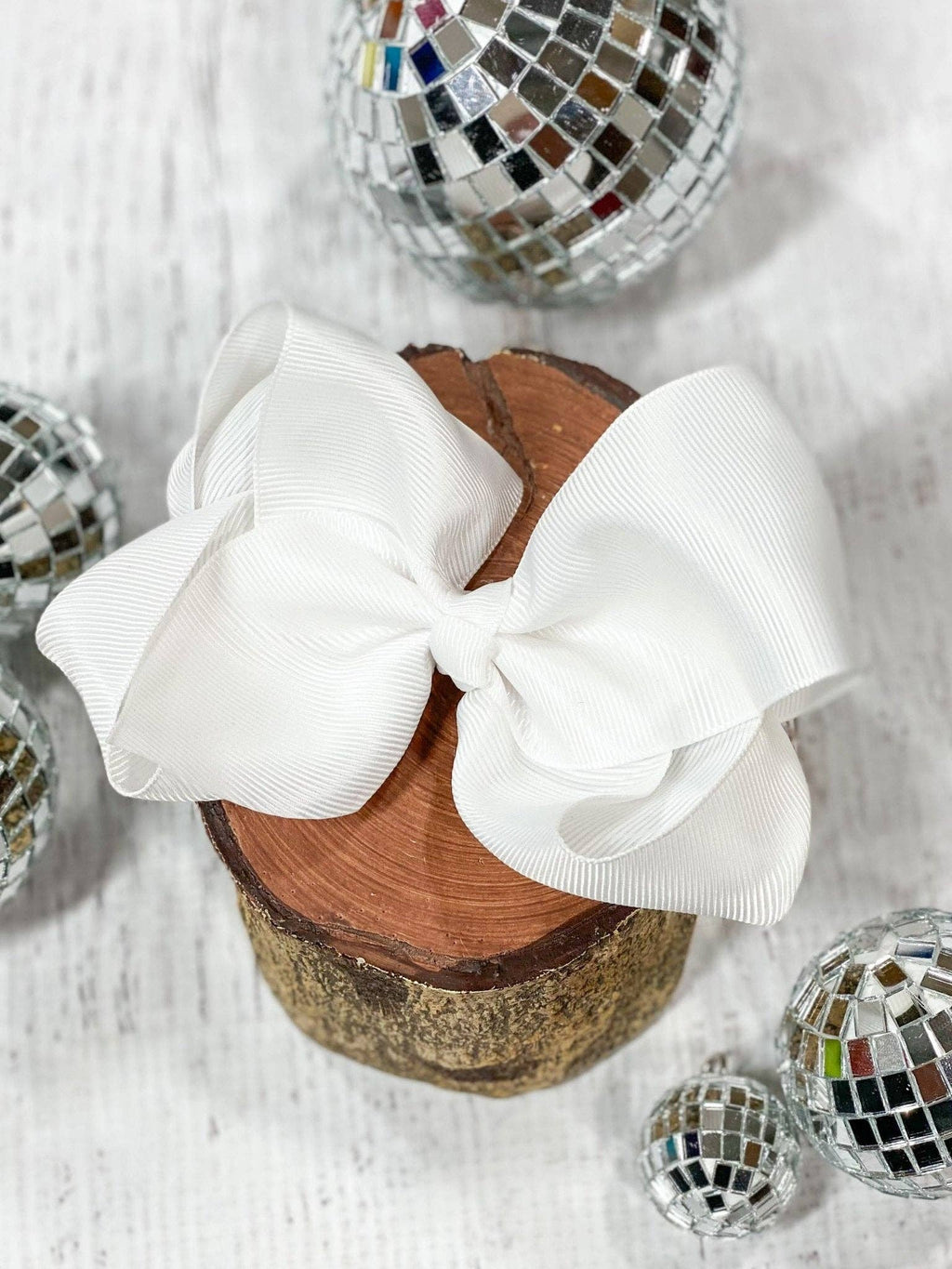 4.5" Classic Grosgrain Hair Bow | Alligator Clip, Satin Headband, or French Clip