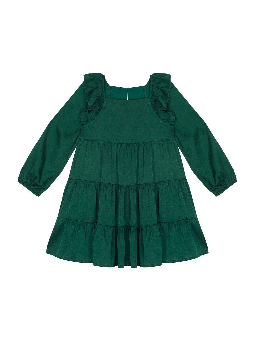 Mistletoe Emerald Green Tiered Dress