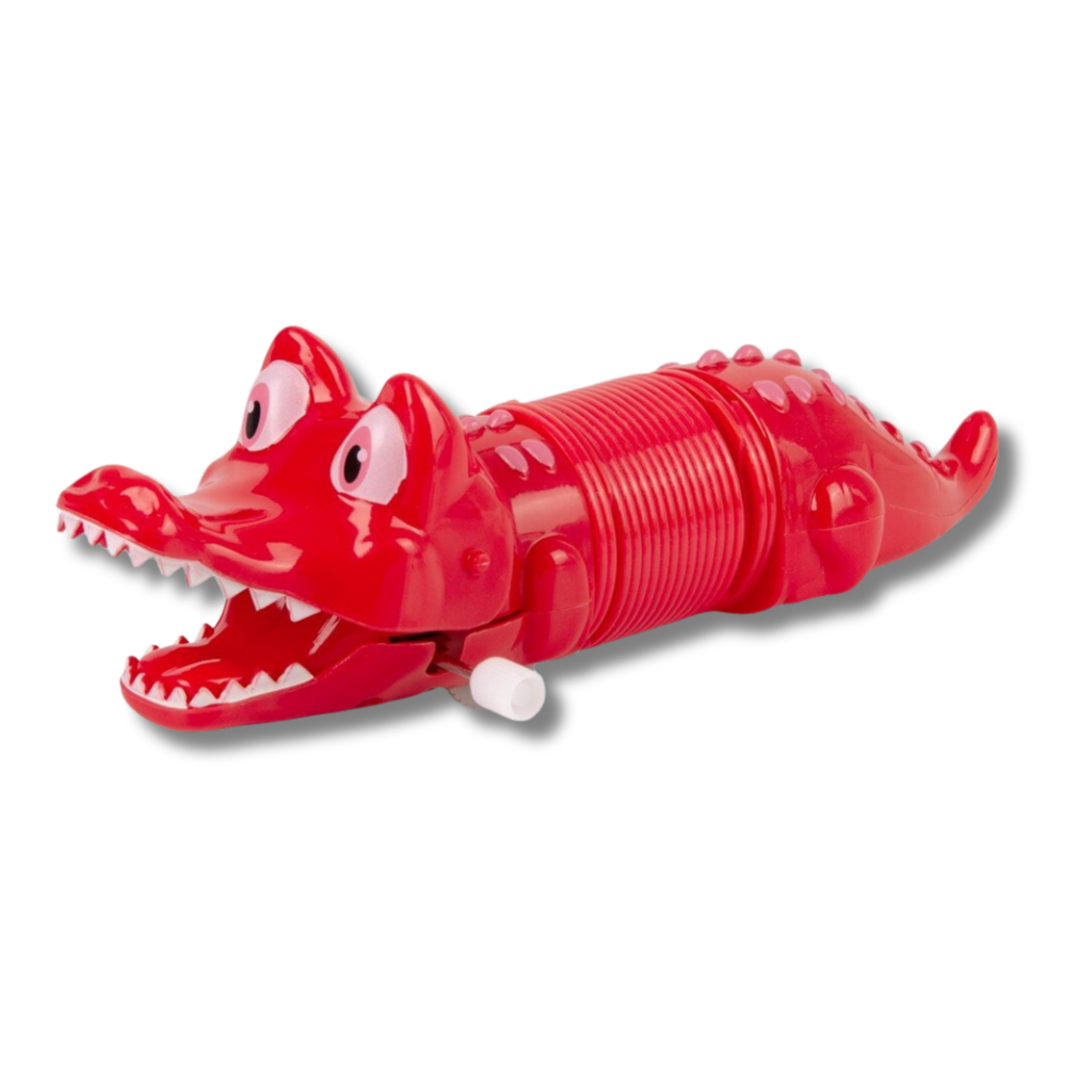 Wind Up Alligator Coil Spring Fidget Kids Toy- Assorted