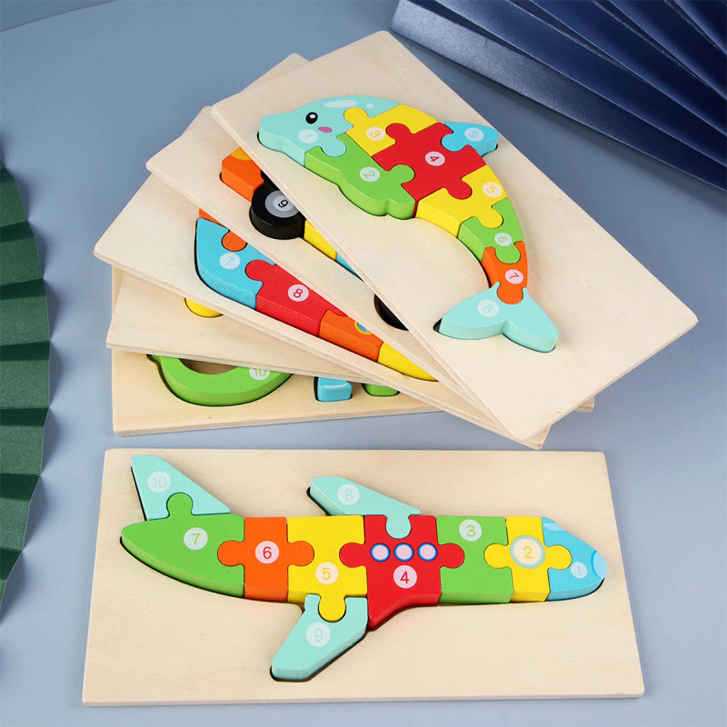 Wooden Puzzle Montessori Educational Brain Toy