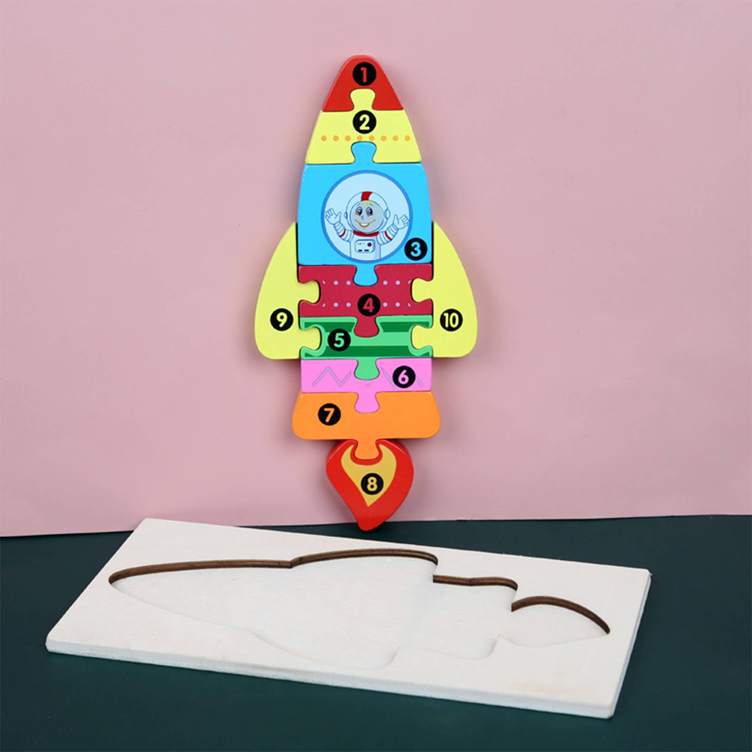Montessori Easter Educational Wooden Puzzle Toy