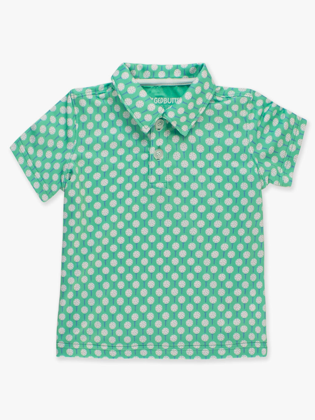 Boys Tiny Tee Time Golf Knit Short Sleeve Performance Polo