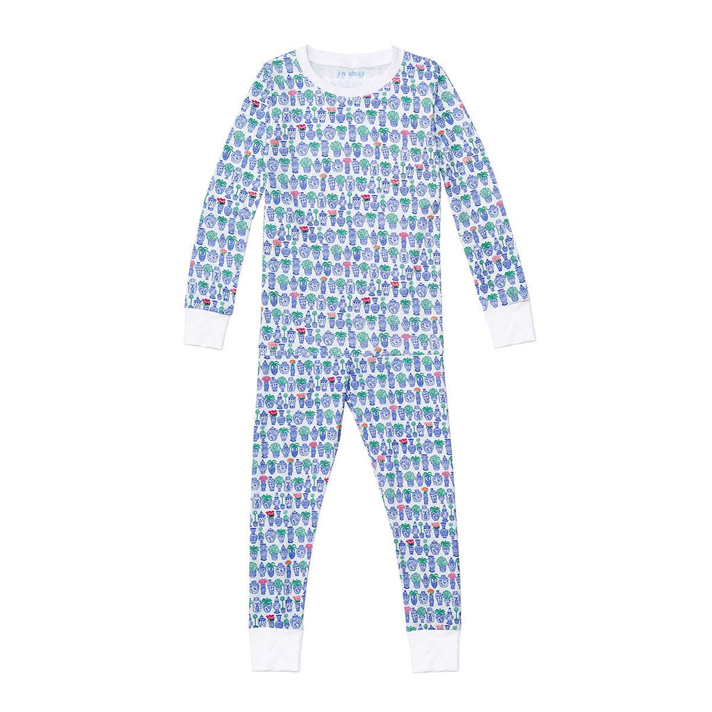 Ginger Jars Kids Two Piece Henley Pajamas