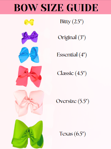 4.5" Classic Grosgrain Hair Bow | Alligator Clip, Satin Headband, or French Clip