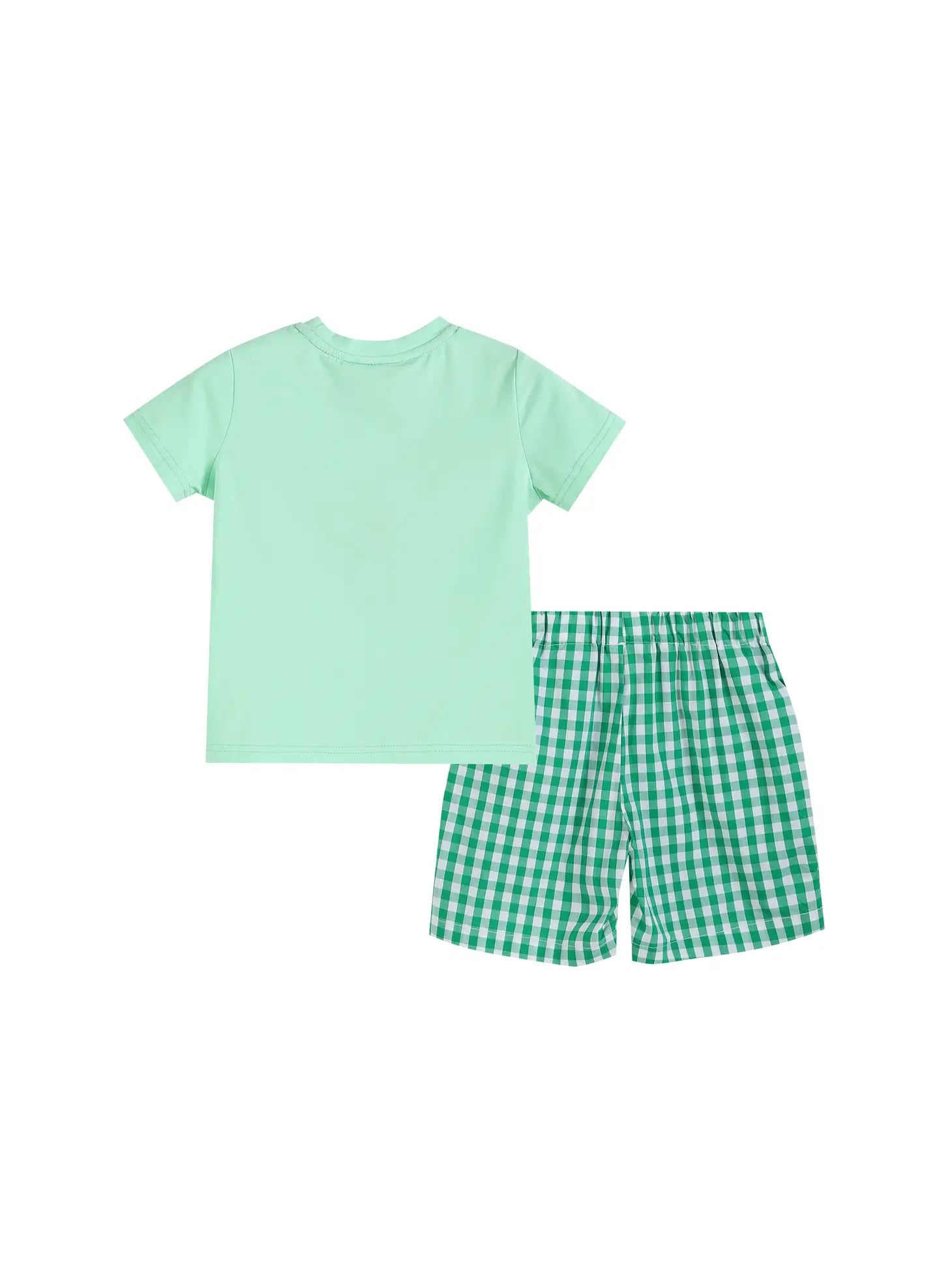 Watermelon Smocked Gingham Set
